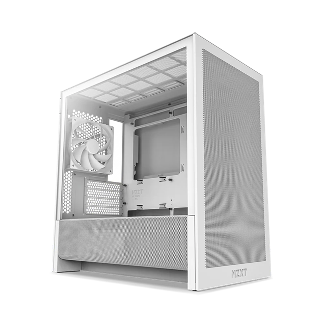 NZXT H5 Flow Mid Tower Case - White 