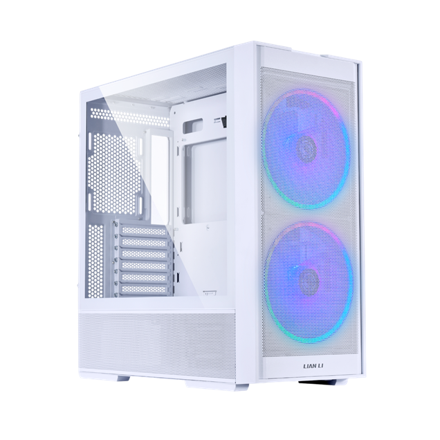 Lian Li LANCOOL 206 Mid Tower Gaming Case - White 