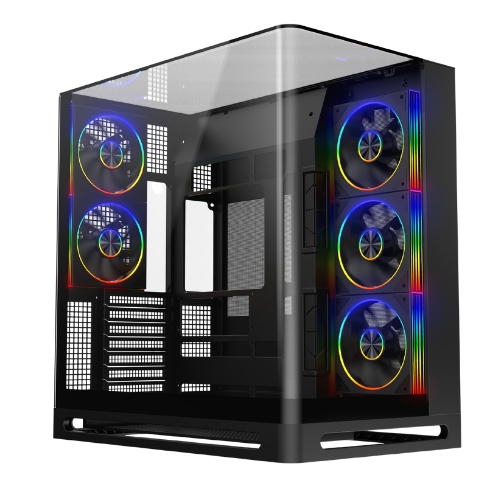 Powercool Navigator Black 5x ARGB Fans and Remote