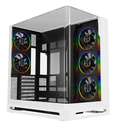 Powercool Navigator White 5x ARGB Fans and Remote