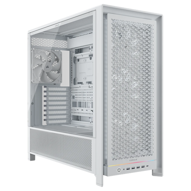 Corsair FRAME 5000D RS Mid Tower Gaming Case - White 