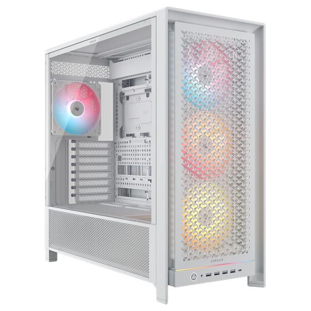 Corsair FRAME 5000D RS ARGB Mid Tower Gaming Case - White 