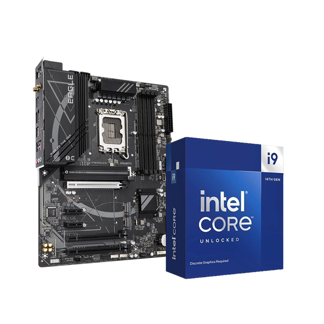 CCL Core i9-14900KF Z790 EAGLE AX Enthusiast-Gaming Motherboard Bundle