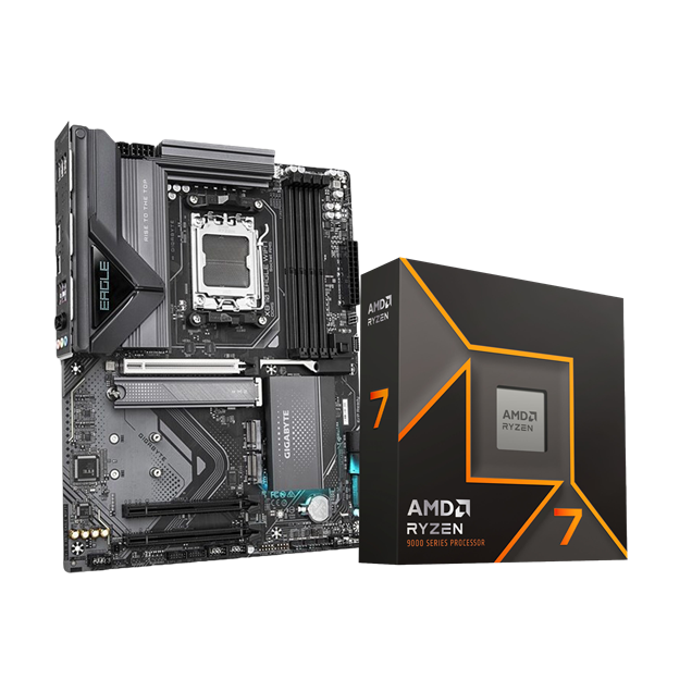 CCL Ryzen 7 7800X3D X870 EAGLE Gaming Motherboard Bundle