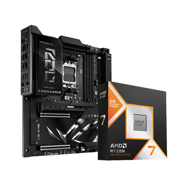 CCL 9850X3D X870E Extreme Gaming Motherboard Combo