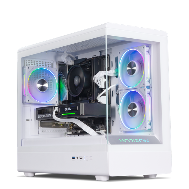 Horizon Respawn Ryzen 5 RTX 5050 White Gaming PC