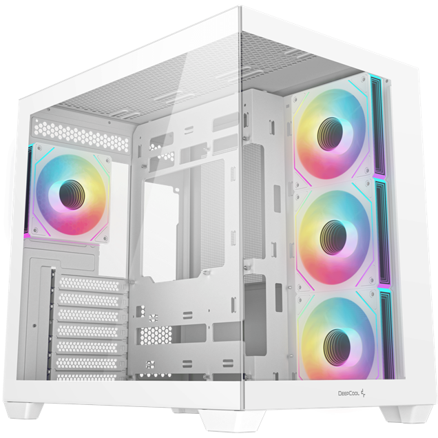 DeepCool CB530 4F WH Mid Tower Gaming Case - White 