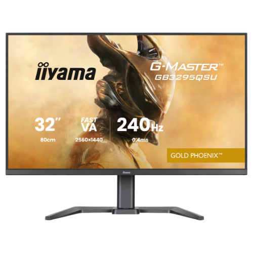 iiyama GB3295QSU-B1 31.5" Gaming Monitor - VA, 240Hz, 0.4ms, Speakers, HDMI, DP