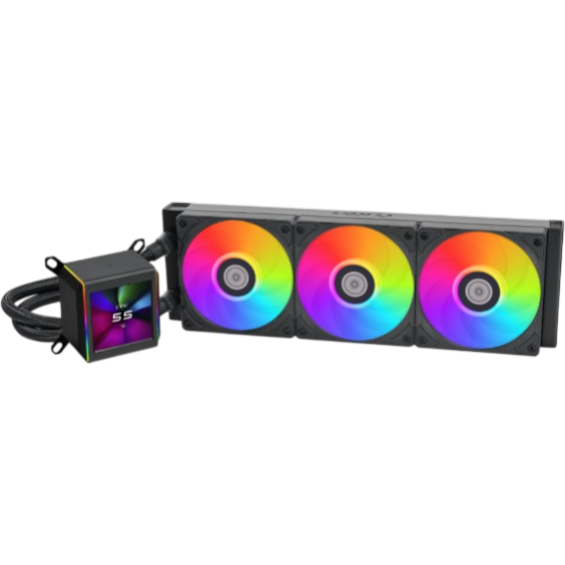 Lian Li Galahad II LCD Performance AIO 360mm CPU Water Cooler in Black