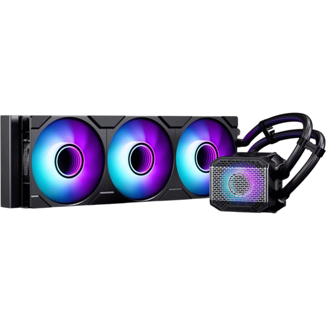 Phanteks Glacier One 360 M25 Gen2 360mm RGB All In One CPU Water Cooler in Black