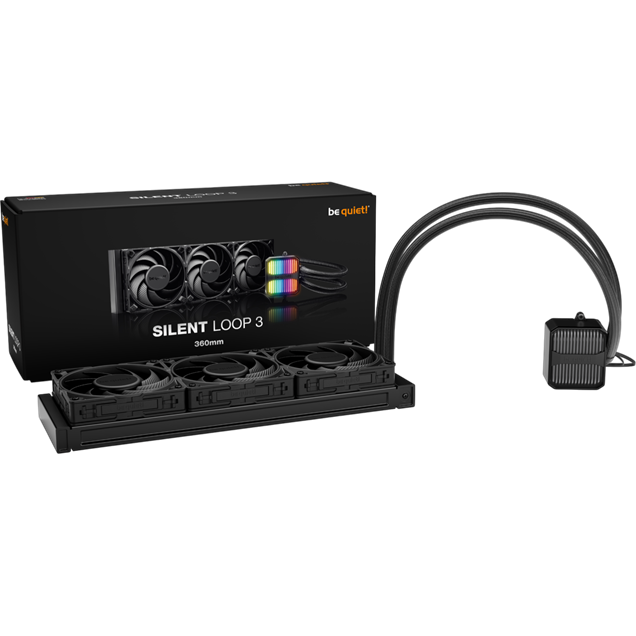 be quiet! Silent Loop 3 360mm AiO Liquid CPU Cooler in Black