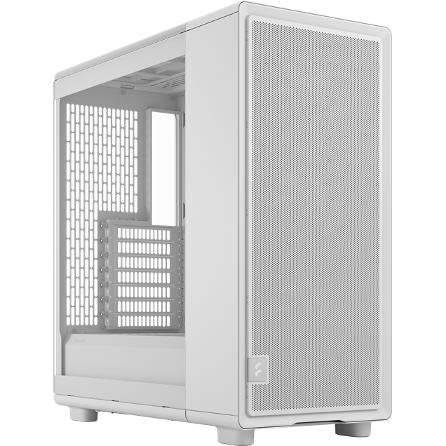 Fractal Epoch TG Mid Tower Gaming Case - White 