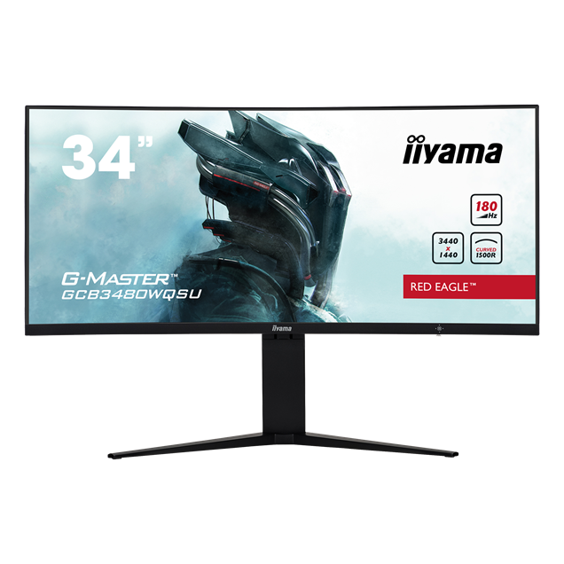 iiyama G-Master GCB3480WQSU Red Eagle 34" UltraWide Curved Gaming Monitor - VA