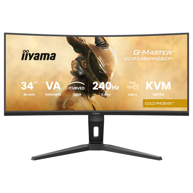 iiyama G-Master GCB3486WQSCP 34" UltraWide Curved Gaming Monitor - VA, 500 nits