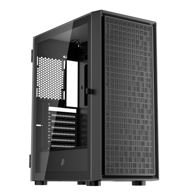 1st Player Go6 Mid Tower Case - Black 