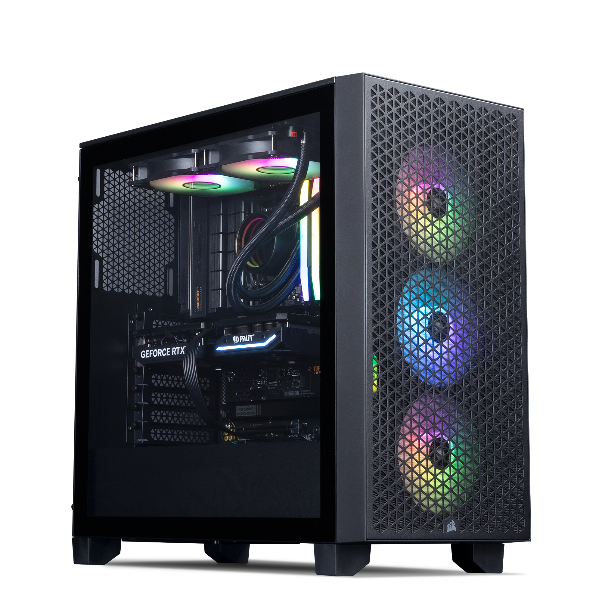Ryzen 5 5500 RTX 4060 Pre Built Gaming PC CCL Computers HZN EXP C BRB GAME C 01 