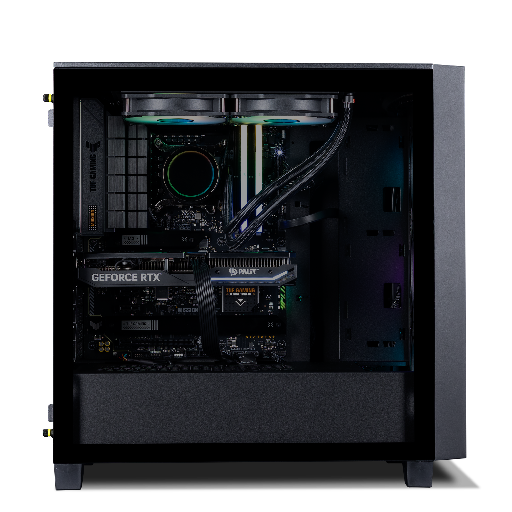Ryzen 5 5500 RTX 4060 Pre Built Gaming PC CCL Computers HZN EXP C BRB GAME C 03 