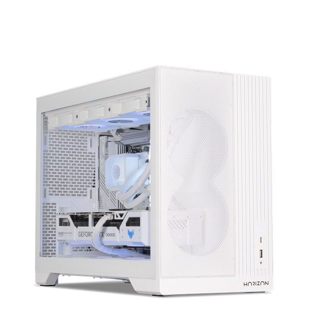 Horizon XTM Ryzen 7 RTX 5080 White Gaming PC 