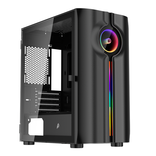 1st Player IS3 Mid Tower Gaming Case - Black 