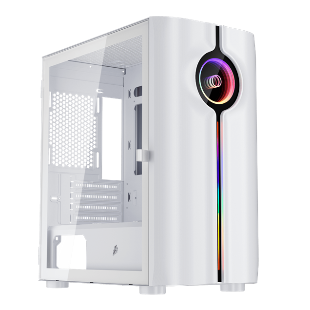 1st Player IS3 Mid Tower Gaming Case - White 