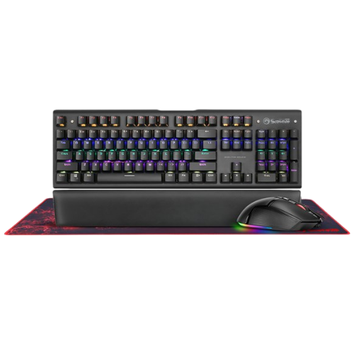Marvo Scorpion CM420-UK Mechanical Keyboard Mouse and Gaming Surface 3-in-1 RGB Gaming Kit