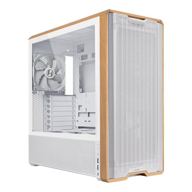 Lian Li LANCOOL 217 Mid Tower Gaming Case - White 
