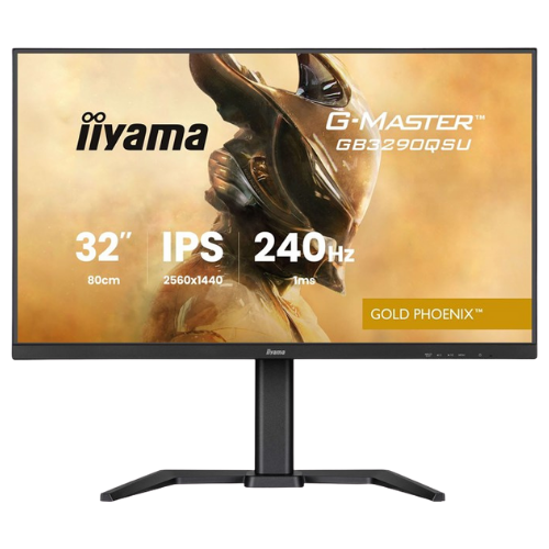 iiyama GB3290QSU-B1 31.5" Gaming Monitor, 240Hz, 1ms, Speakers, HDMI, DP