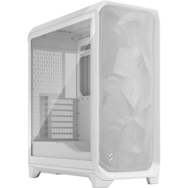 Fractal Meshify 3 TG Mid Tower Gaming Case - White 