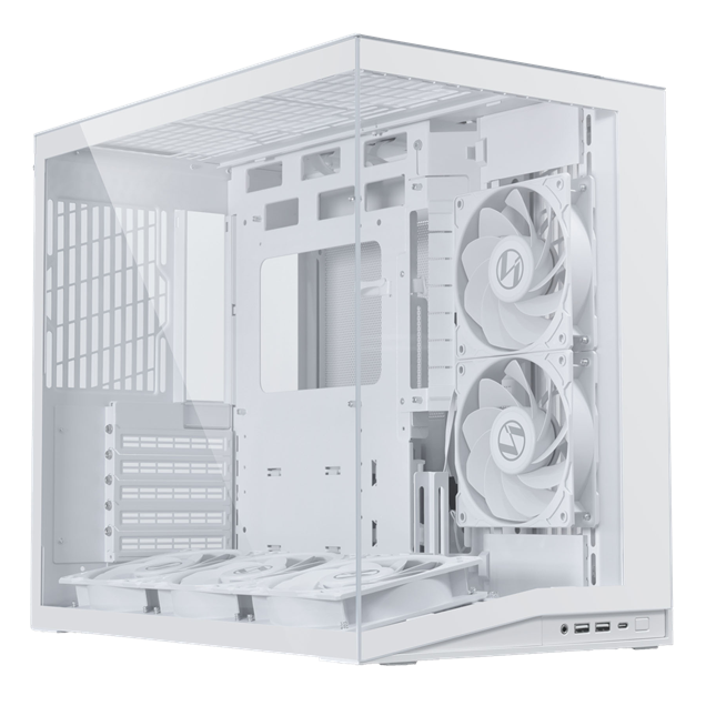 Lian Li O11 Dynamic Mini V2 Flow Mid Tower Gaming Case - White 