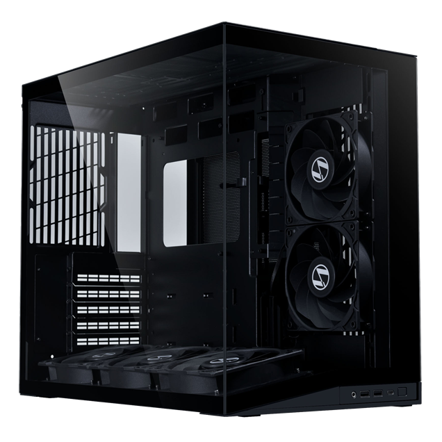 Lian Li O11 Dynamic Mini V2 Flow Mid Tower Gaming Case - Black 