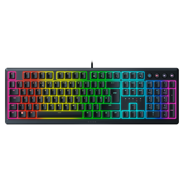Razer Ornata V3 Low Profile Mecha Membrane RGB Gaming Keyboard