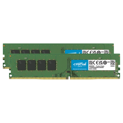 Crucial 32GB (2x16GB) 3200MT/s DDR4 Memory Kit