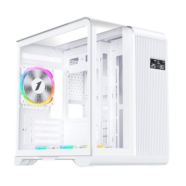1st Player RT5 RGB Mid Tower Gaming Case - White 