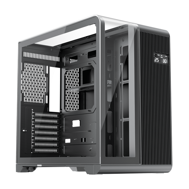 1st Player RT7 Mid Tower Gaming Case - Black 