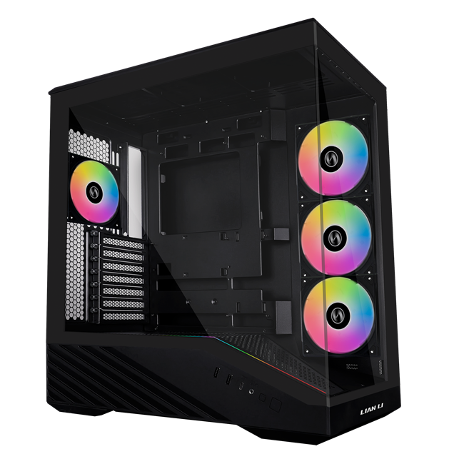 Lian Li Vector V100 RX Mid Tower Gaming Case - Black 