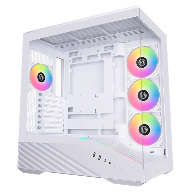 Lian Li Vector V100 RX Mid Tower Gaming Case - White 