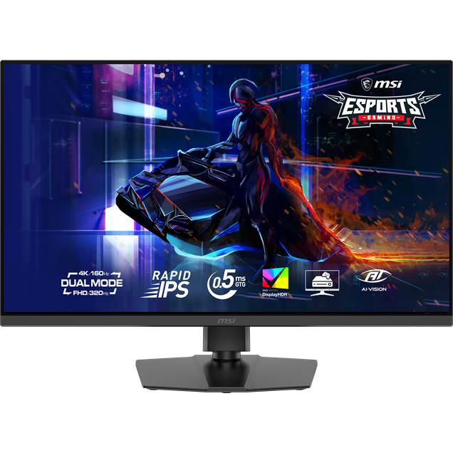 MSI MAG 322URDF E16 Dual Mode 32" Gaming Monitor - S-IPS, 160Hz, 0.5ms, HDMI, DP