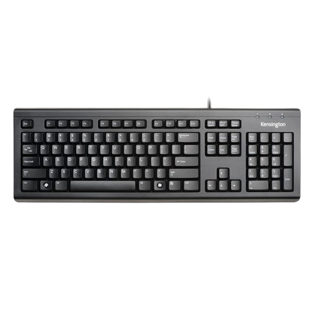 Kensington ValuKeyboard USB Wired Keyboard - Black