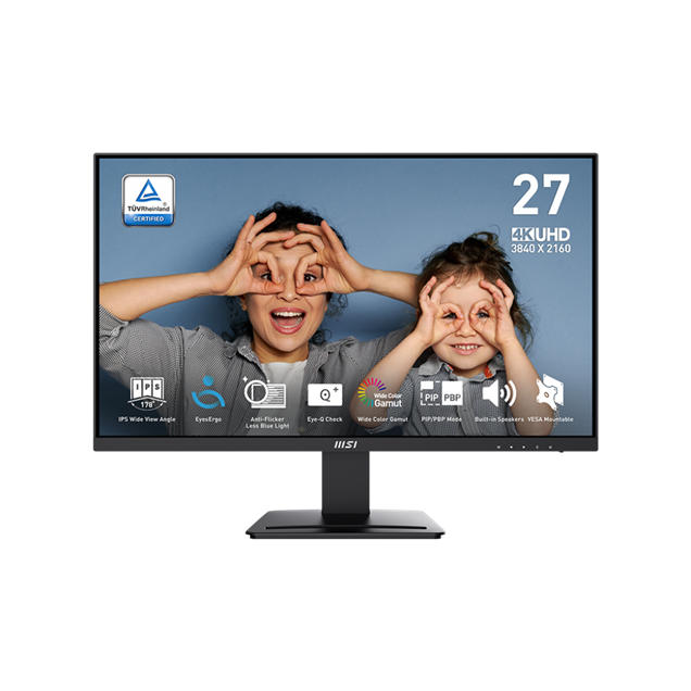 MSI PRO MP273U Business 27" Monitor - IPS, 60Hz, 4ms, HDMI, DP