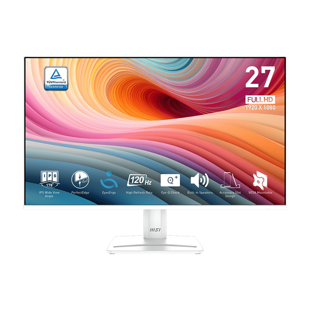 MSI PRO MP275W E2 Business 27" Monitor - IPS, 120Hz, 1ms, HDMI, DP