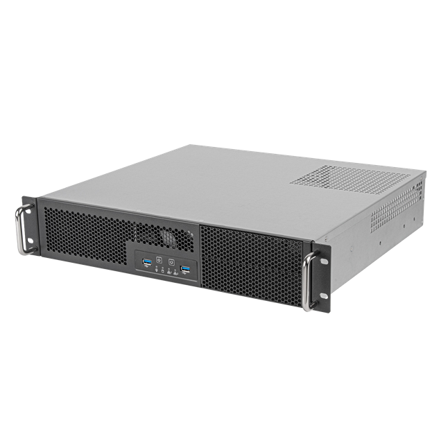 Silverstone RM23-502-MINI Rackmount Server Case - Black 