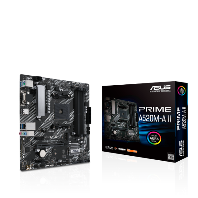 ASUS PRIME A520M-A II/CSM mATX AM4 Motherboard